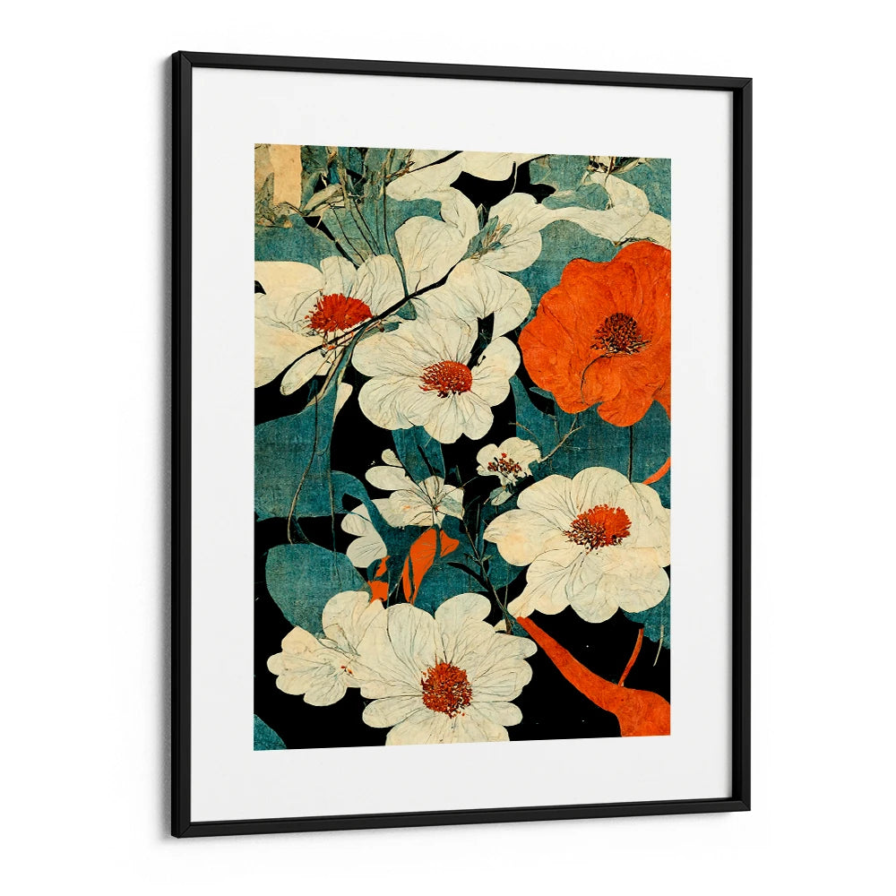 Floral Symphony Modern Botanical Print - XS / Matte Paper / Rolled Art - Nook At You