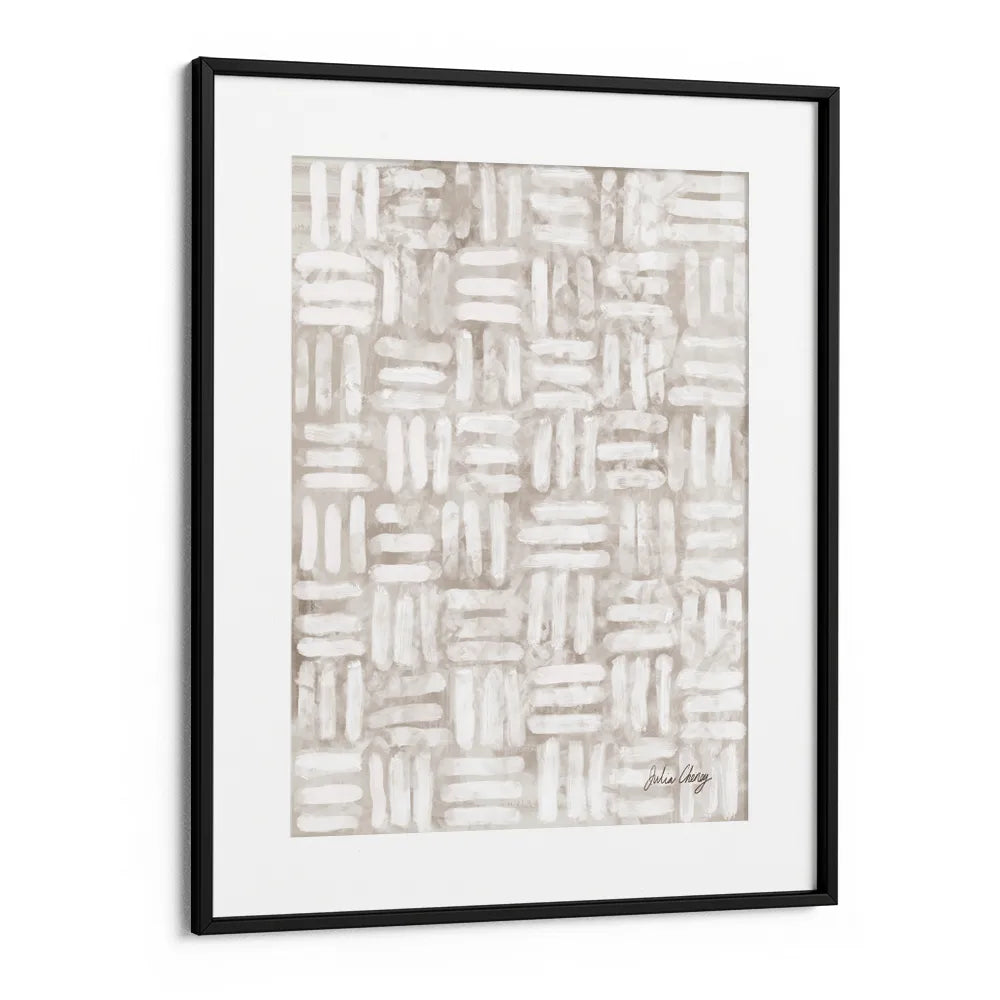 Neutral Woven Texture Abstract Print - XS / Matte Paper / Rolled Art - Nook At You