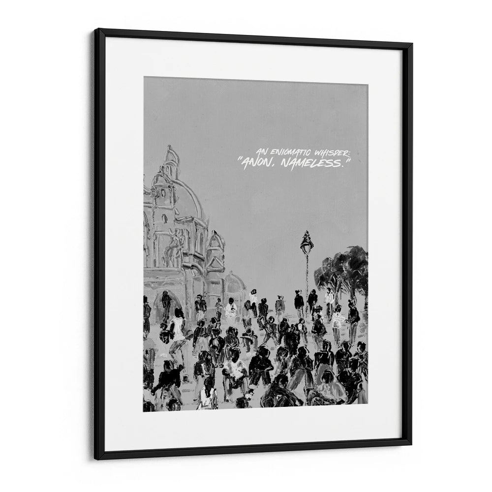 Anonymous City Whisper Quotes Wall Art Print - XS / Matte Paper / Rolled Art - Nook At You