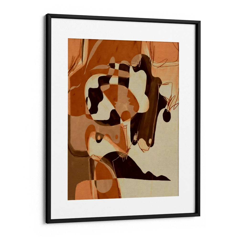 Becoming 3 Abstract Paintings - XS / Matte Paper / Rolled Art - Nook At You