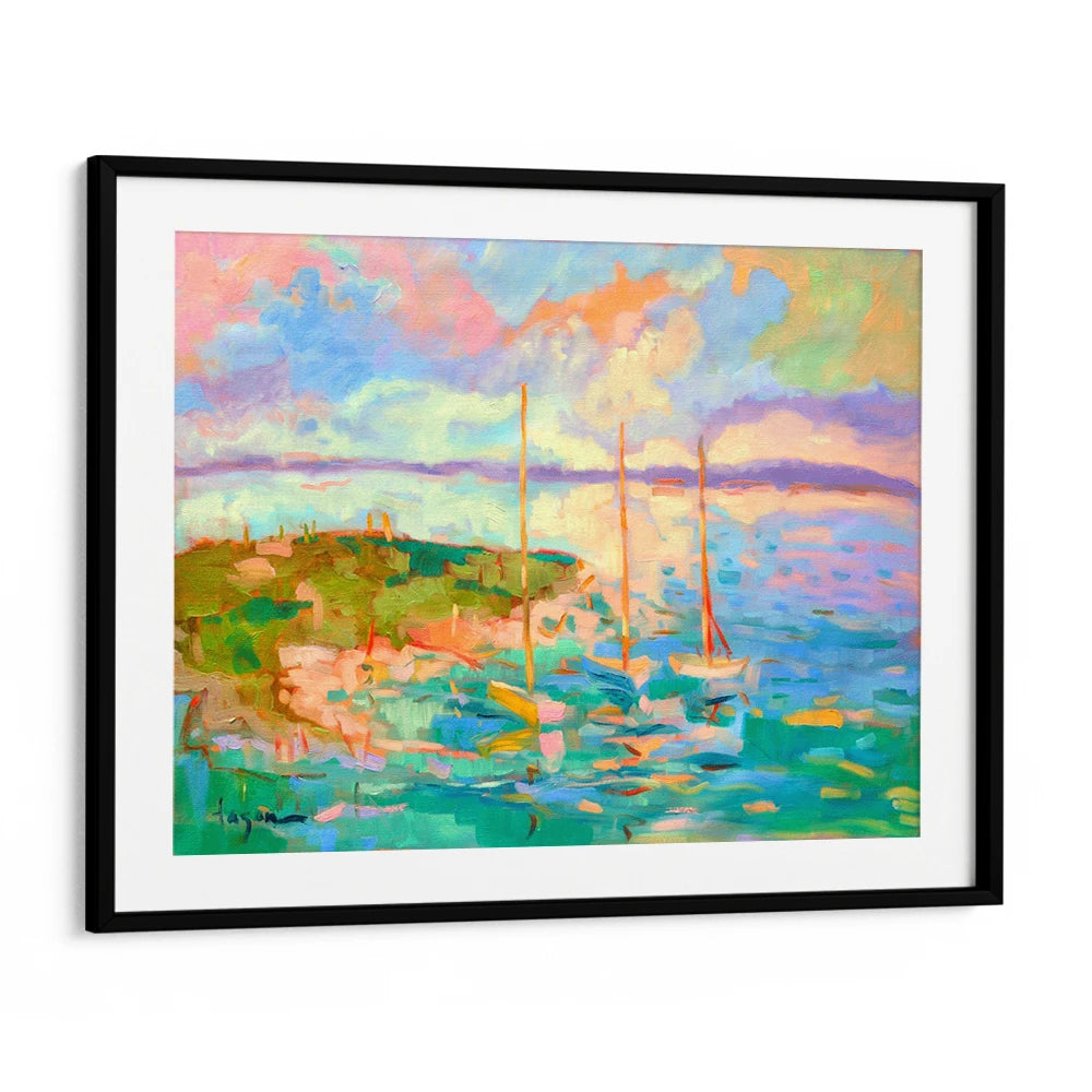 Serene Evening Landscape Poster - XS / Matte Paper / Rolled Art - Nook At You