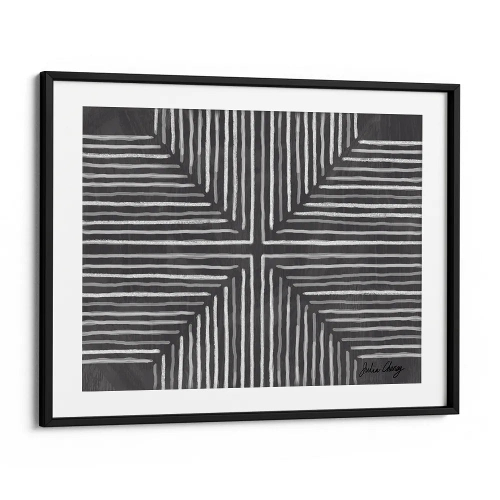 Grid in Motion Abstract Wall Art Poster - XS / Matte Paper / Rolled Art - Nook At You