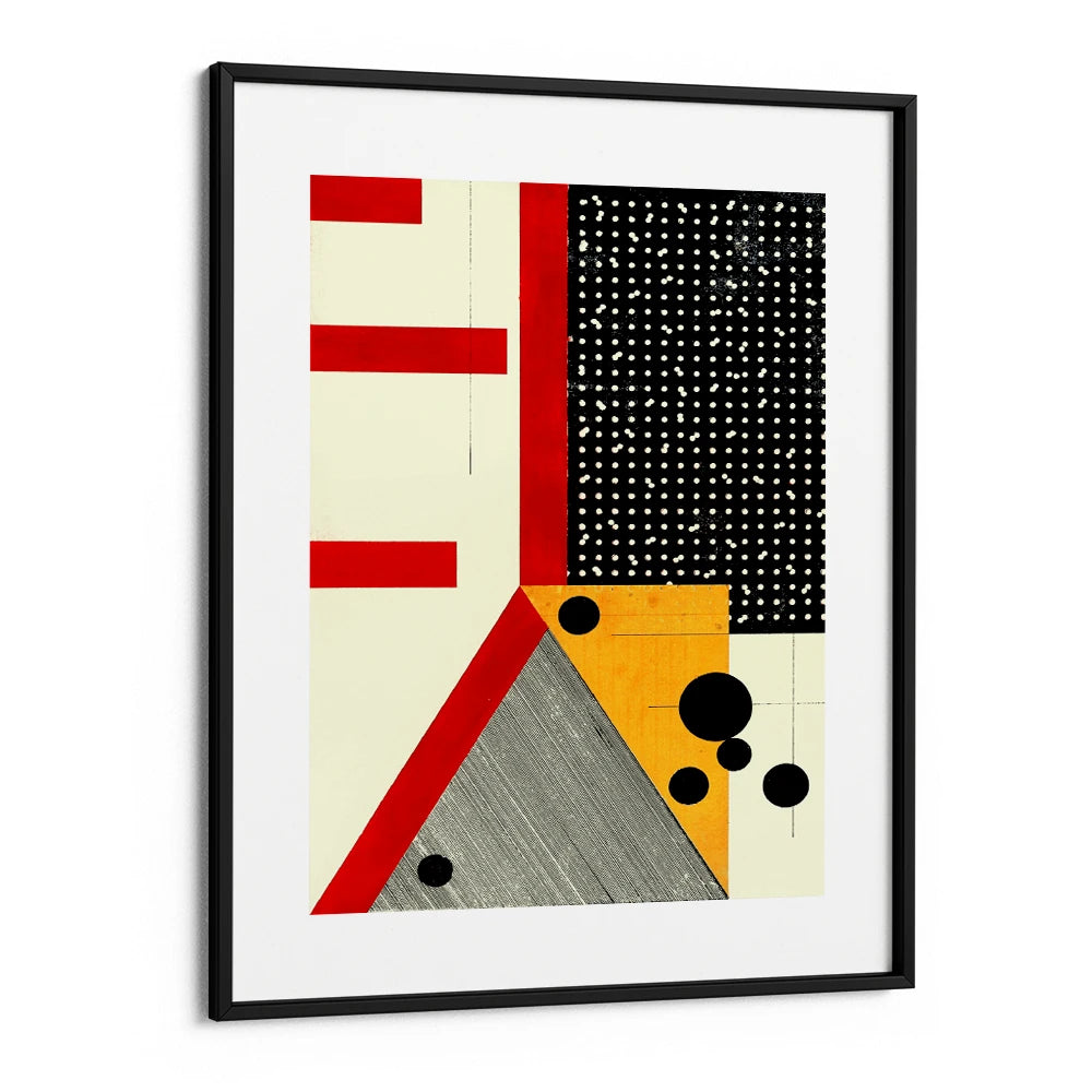 Bold Geometric Abstract Wall Art For Living Room - XS / Matte Paper / Rolled Art - Nook At You