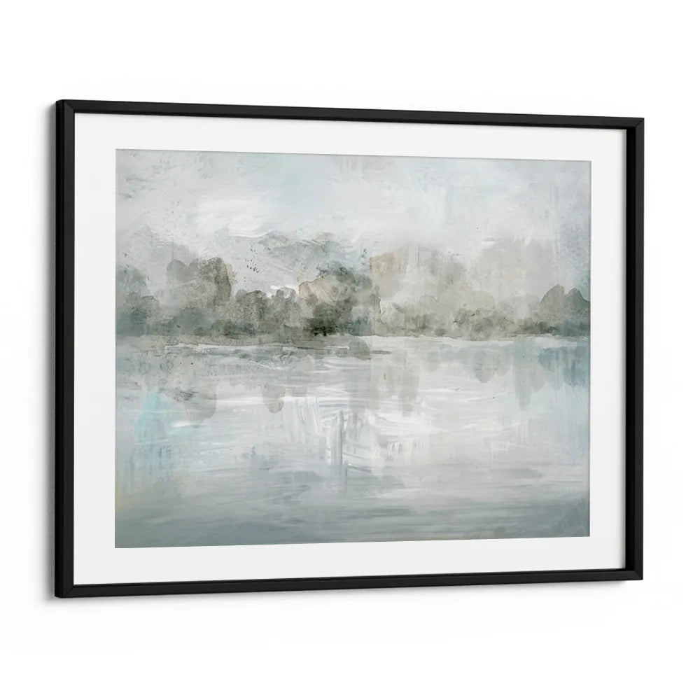 Stillwater Haze Abstract Wall Art Painting - XS / Matte Paper / Rolled Art - Nook At You