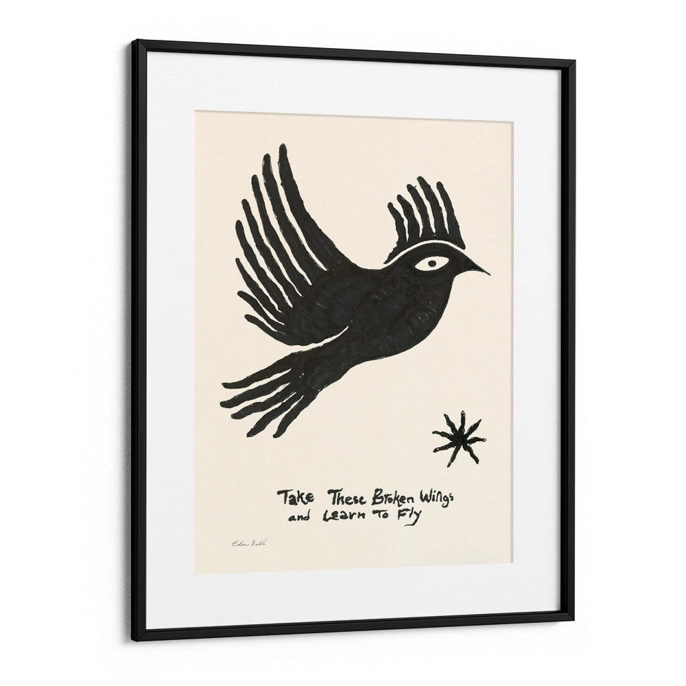 Fly Away Quotes Wall Art - XS / Matte Paper / Rolled Art - Nook At You