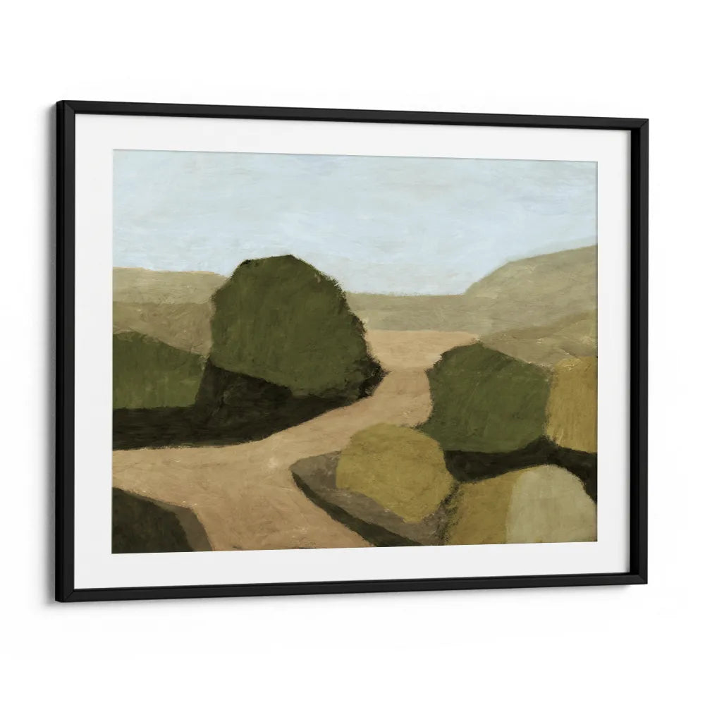 Paysage 1 Abstract Landscape Wall Art - XS / Matte Paper / Rolled Art - Nook At You