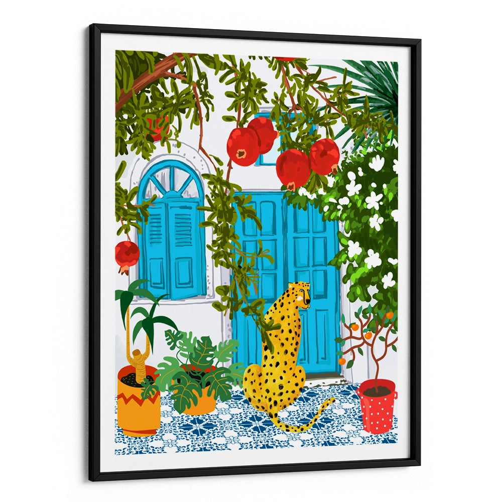 Cheetah Villa Tropical Wall Art - XS / Matte Paper / Rolled Art - Nook At You