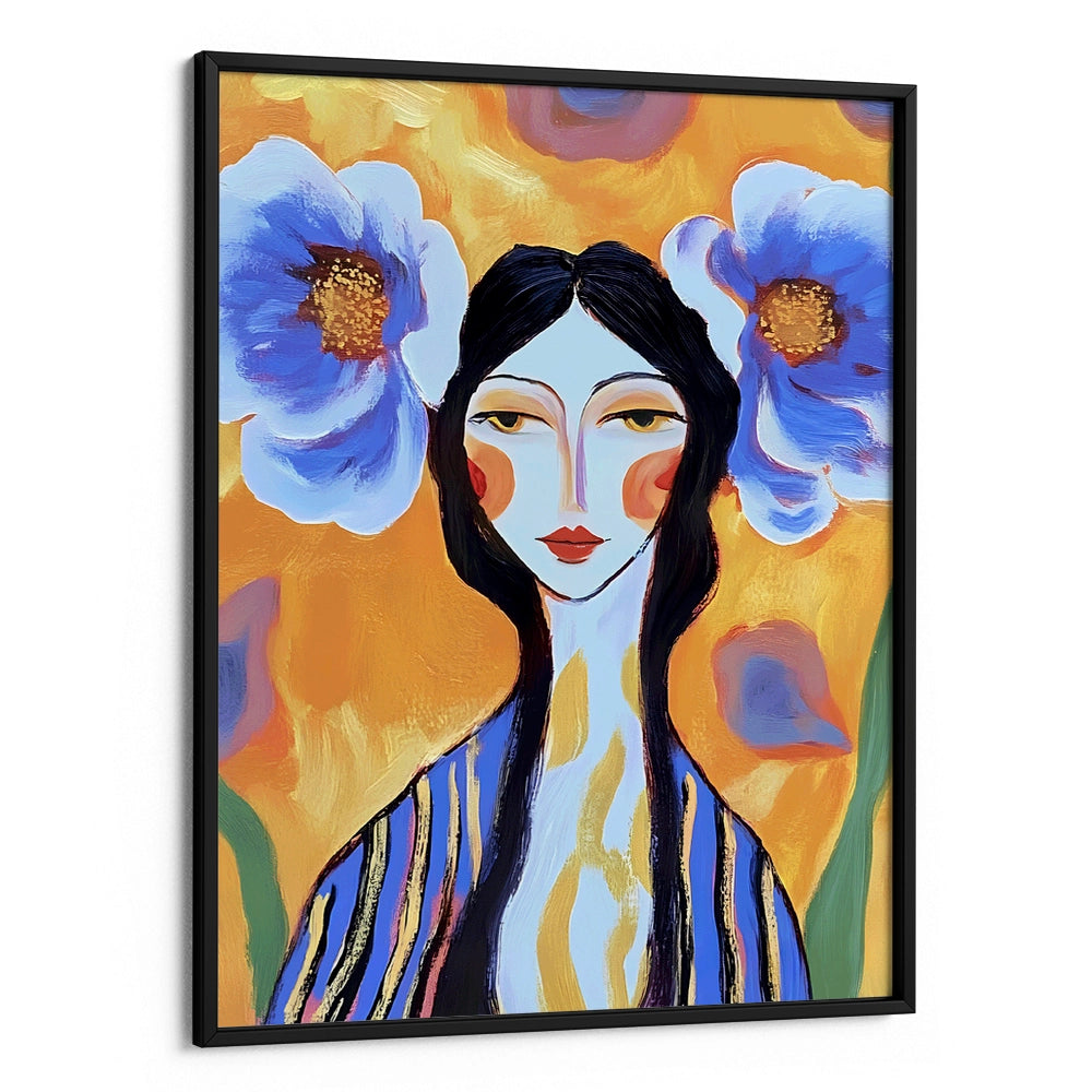 She Blooms Women Illustration Art Poster - XS / Matte Paper / Rolled Art - Nook At You