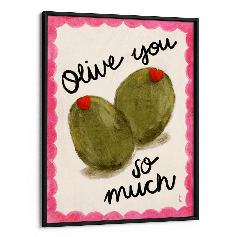 Olive You So Much Gourmet Wall Art Print - XS / Matte Paper / Rolled Art - Nook At You