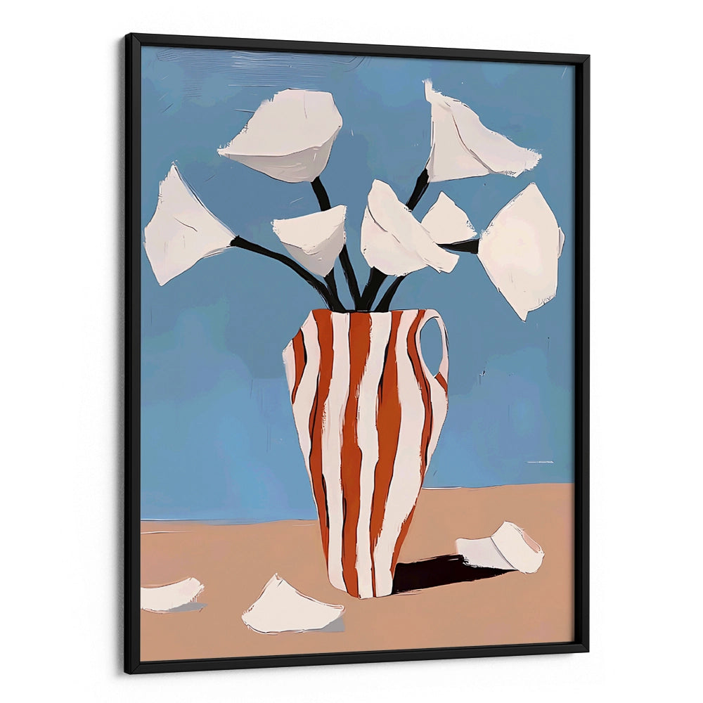 White Flowers Botanical Painting - XS / Matte Paper / Rolled Art - Nook At You
