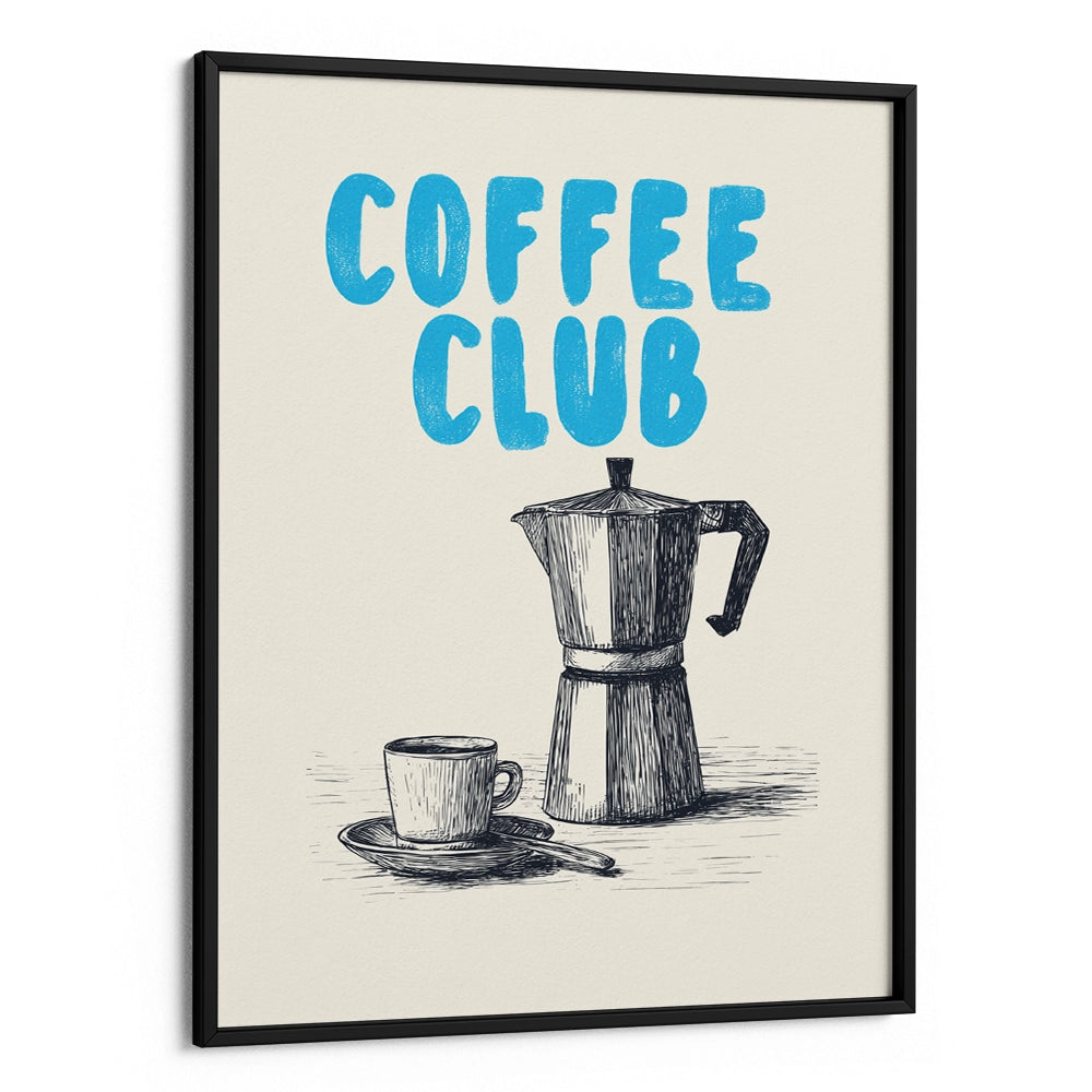 Coffee Club Dining Room Wall Art - XS / Matte Paper / Rolled Art - Nook At You