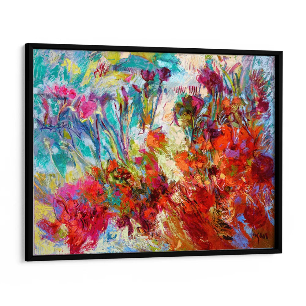 Botanic Radiance Abstract Painting - XS / Matte Paper / Rolled Art - Nook At You