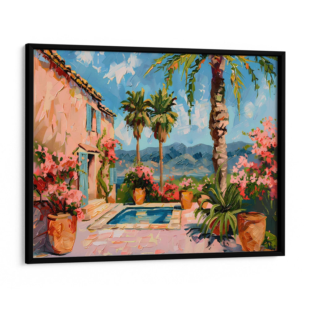 Picturesque Villa Landscape Painting - XS / Matte Paper / Rolled Art - Nook At You