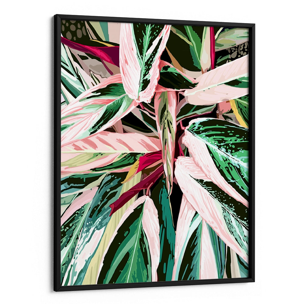 Tropical Variegated Houseplant Botanical Wall Art Poster - XS / Matte Paper / Rolled Art - Nook At You