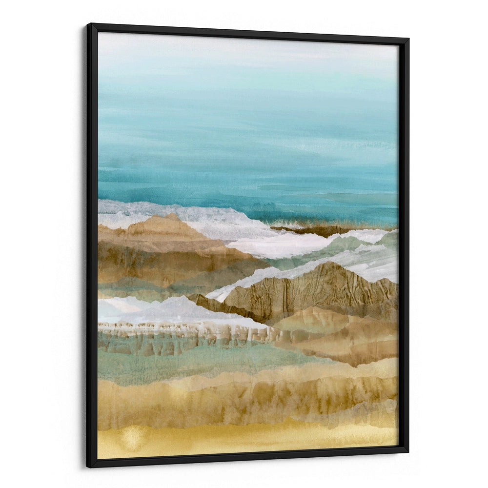 Abstract Mountain Layers Nature Wall Art - XS / Matte Paper / Rolled Art - Nook At You