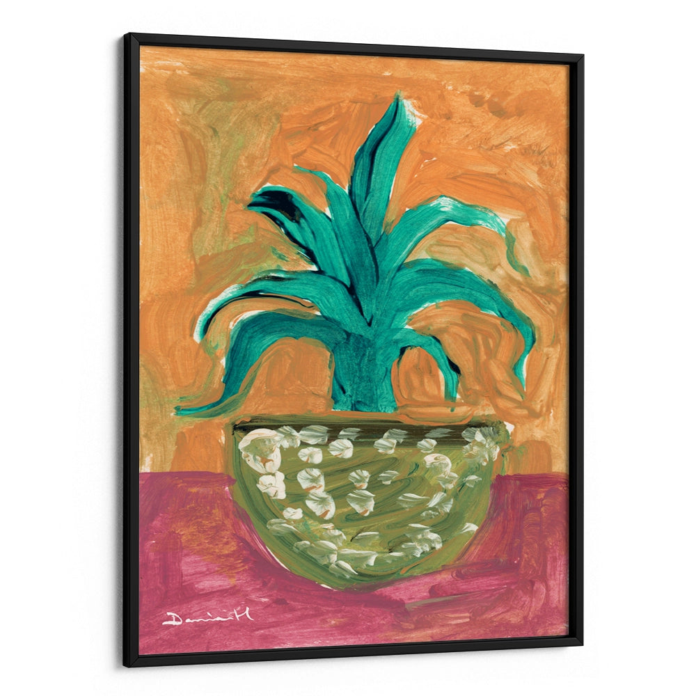 Cactus Vase Abstract Painting - XS / Matte Paper / Rolled Art - Nook At You