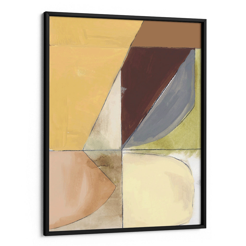 Warm Angles Modern Abstract Painting - XS / Matte Paper / Rolled Art - Nook At You
