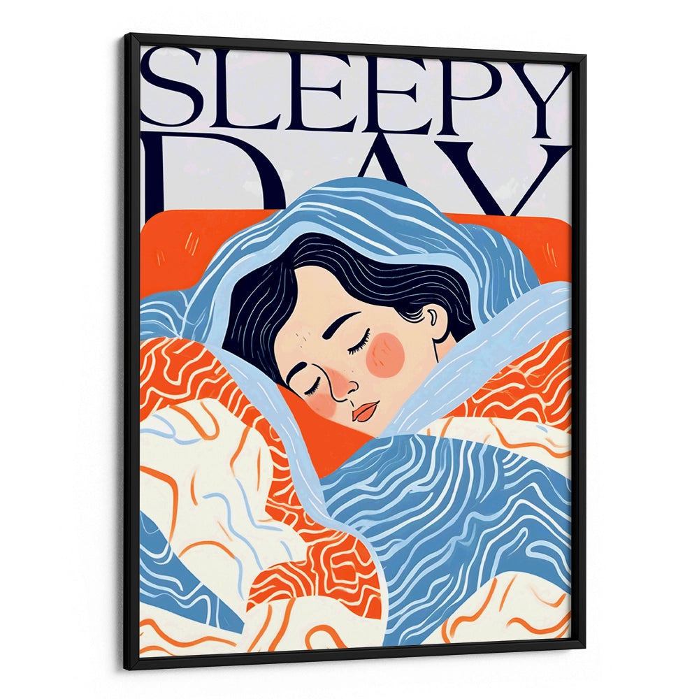 Sleepy Day Quotes Wall Art - XS / Matte Paper / Rolled Art - Nook At You