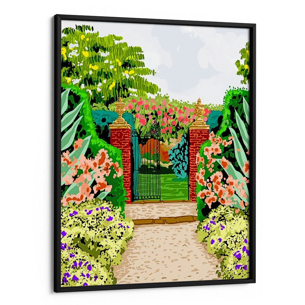 Gated Garden Landscape Art Print - XS / Matte Paper / Rolled Art - Nook At You