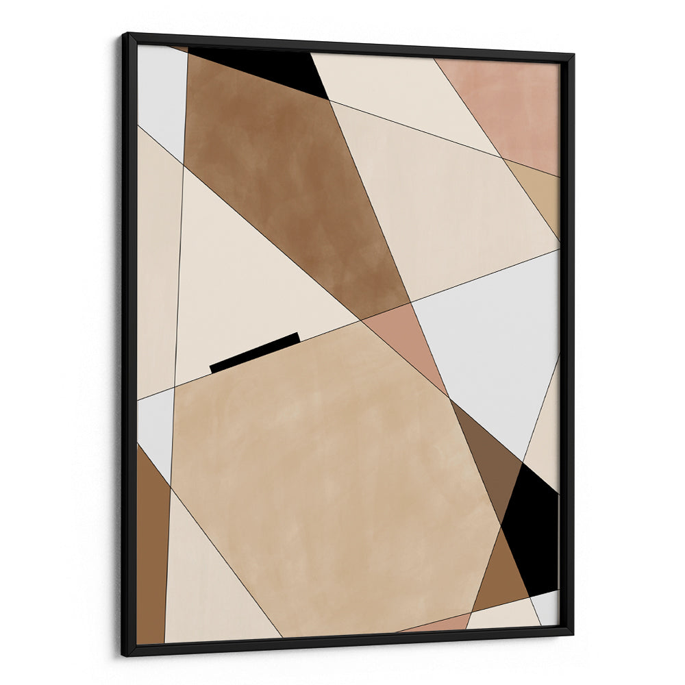 Beige Angles – Minimalist Geometric Wall Art Print - XS / Matte Paper / Rolled Art - Nook At You