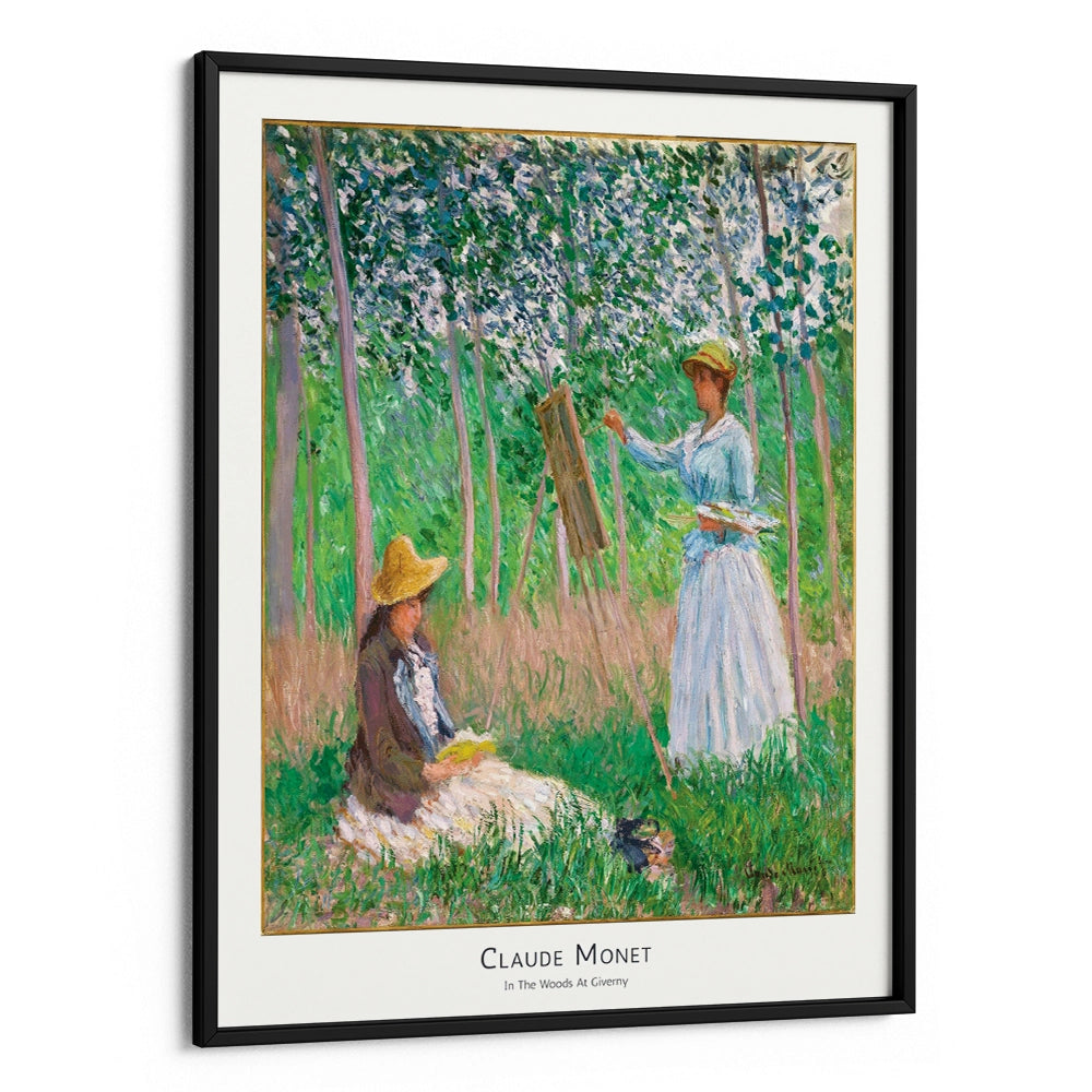 Monet - In The Woods At Giverny Exhibition Wall Art Painting - XS / Matte Paper / Rolled Art - Nook At You
