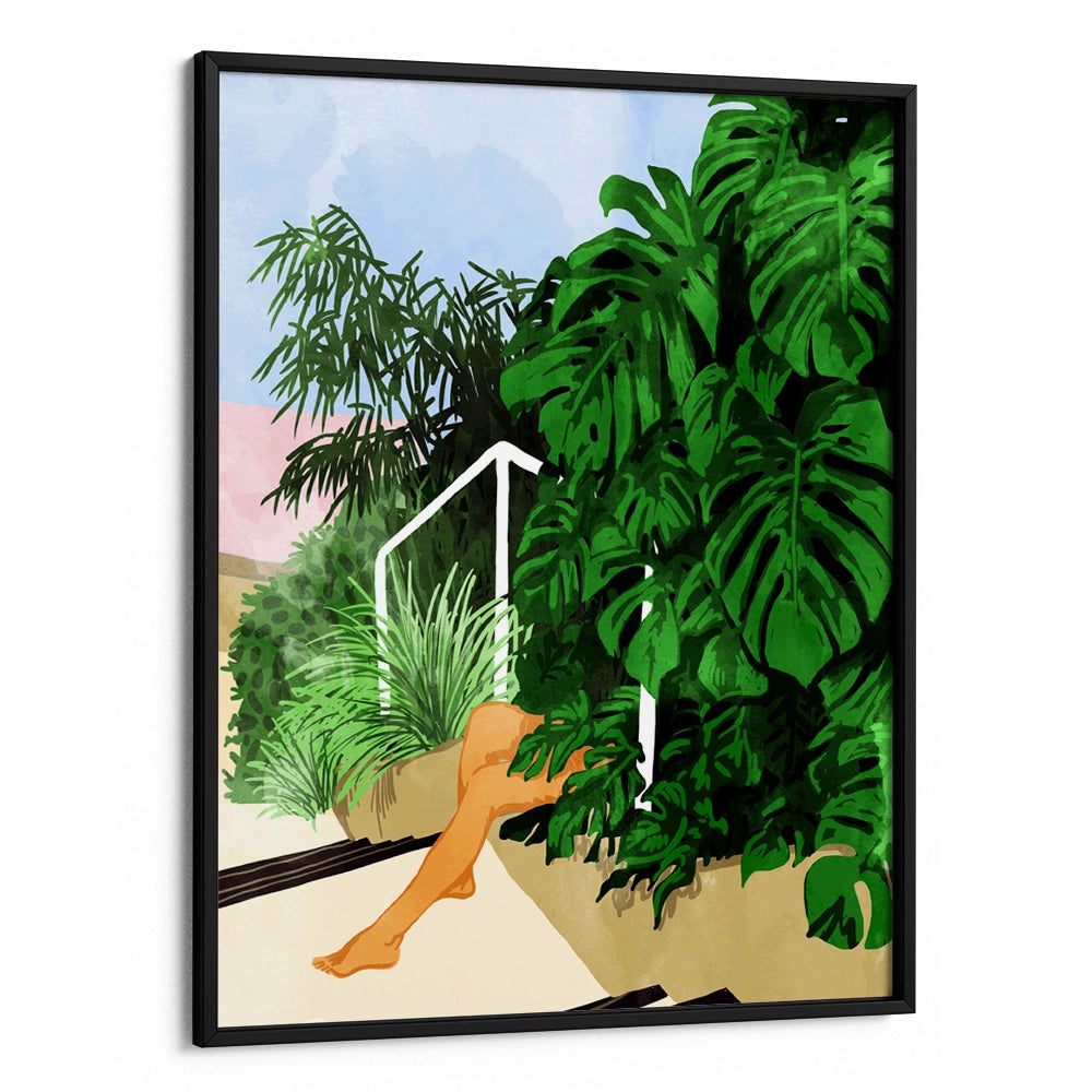 Hiding In Green Botanical Art Poster - XS / Matte Paper / Rolled Art - Nook At You