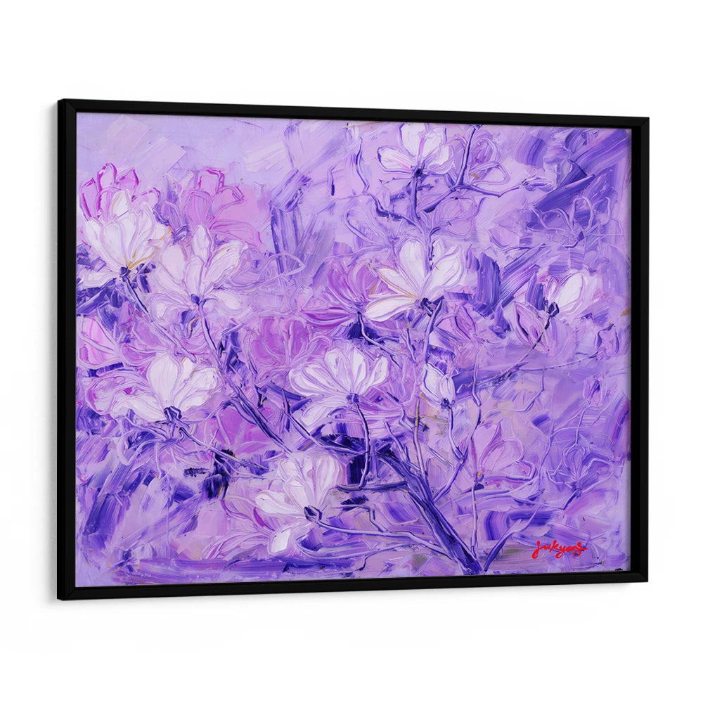 Dreamy Lavender Blossoms Vibrant Botanical Wall Art Poster - XS / Matte Paper / Rolled Art - Nook At You