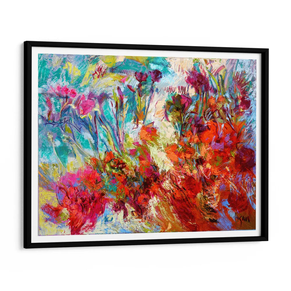Botanic Radiance Abstract Painting - XS / Matte Paper / Rolled Art - Nook At You