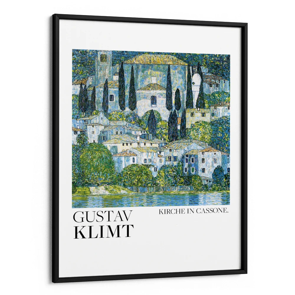Gustav Klimt  - Kirche In Cassone (1913) Exhibition Poster for Living Room - XS / Matte Paper / Rolled Art - Nook At You