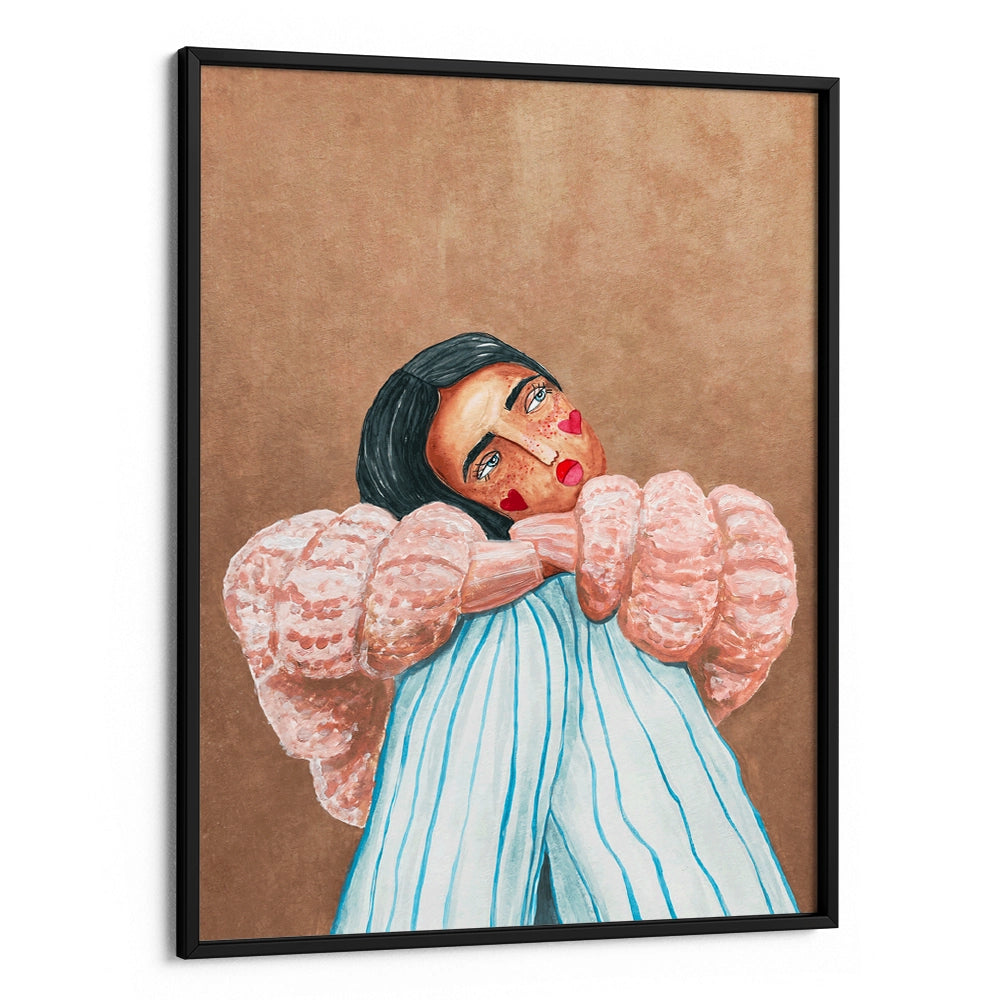 Dreaming girl Art Print - XS / Matte Paper / Rolled Art - Nook At You
