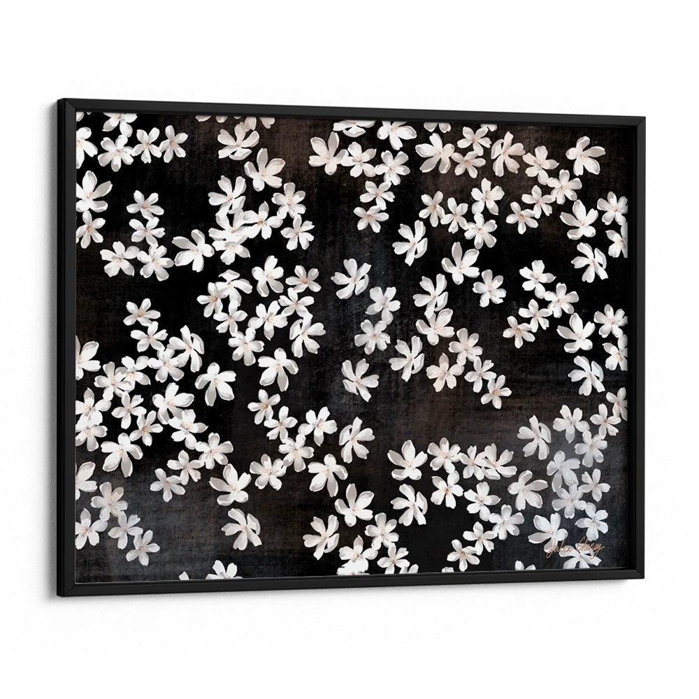 Delicate White Petals Abstract Wall Art Print - XS / Matte Paper / Rolled Art - Nook At You