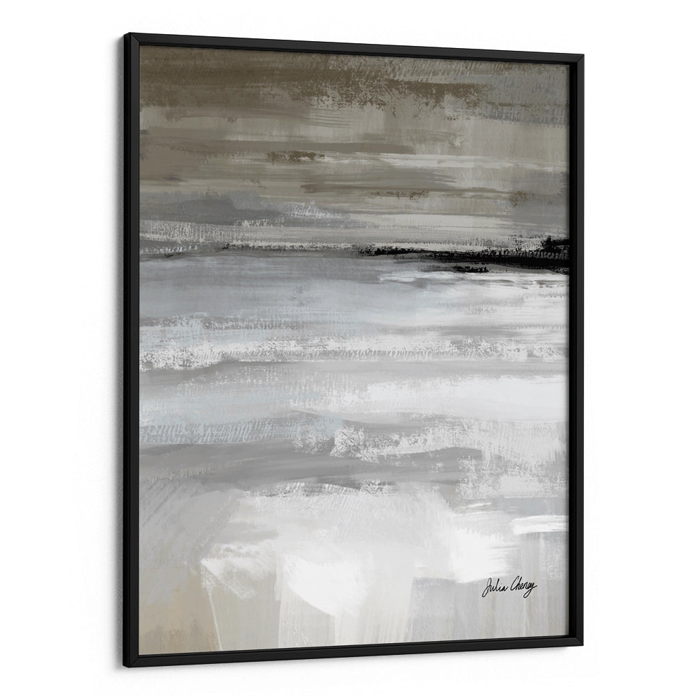 Winter Shore Abstract Painting - XS / Matte Paper / Rolled Art - Nook At You