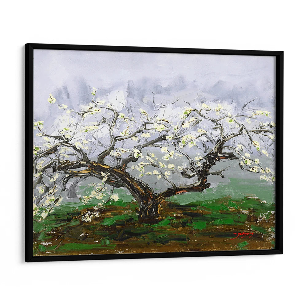 Spring Blossom Tree Nature Landscape Painting - XS / Matte Paper / Rolled Art - Nook At You