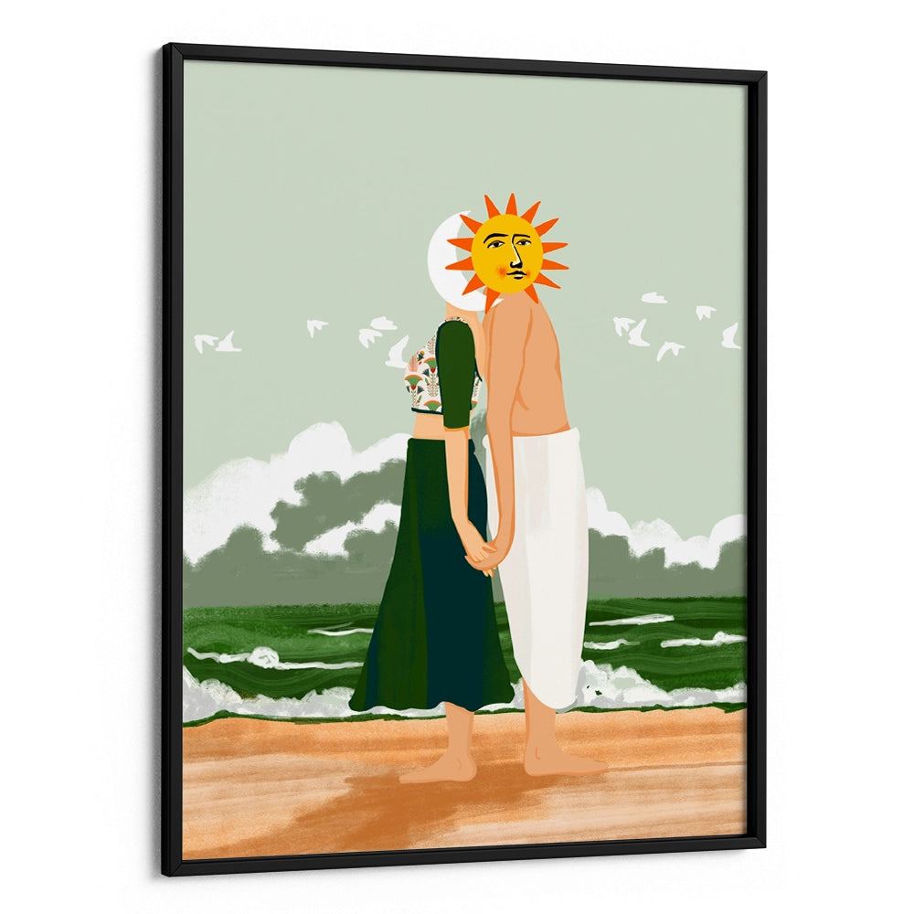 Celestial Union Boho Wall Art - XS / Matte Paper / Rolled Art - Nook At You