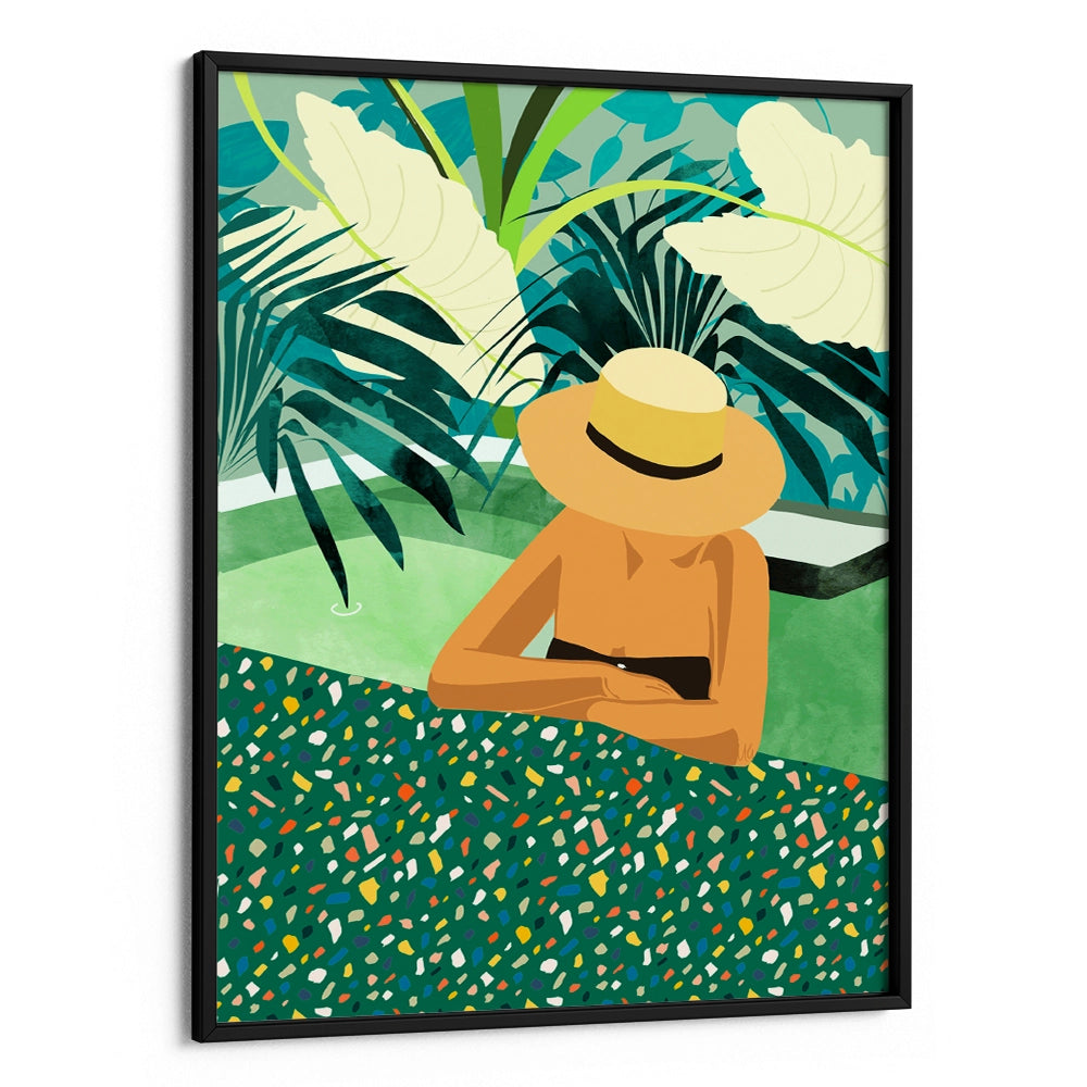Tropical Serenity Aesthetic Boho Art - XS / Matte Paper / Rolled Art - Nook At You