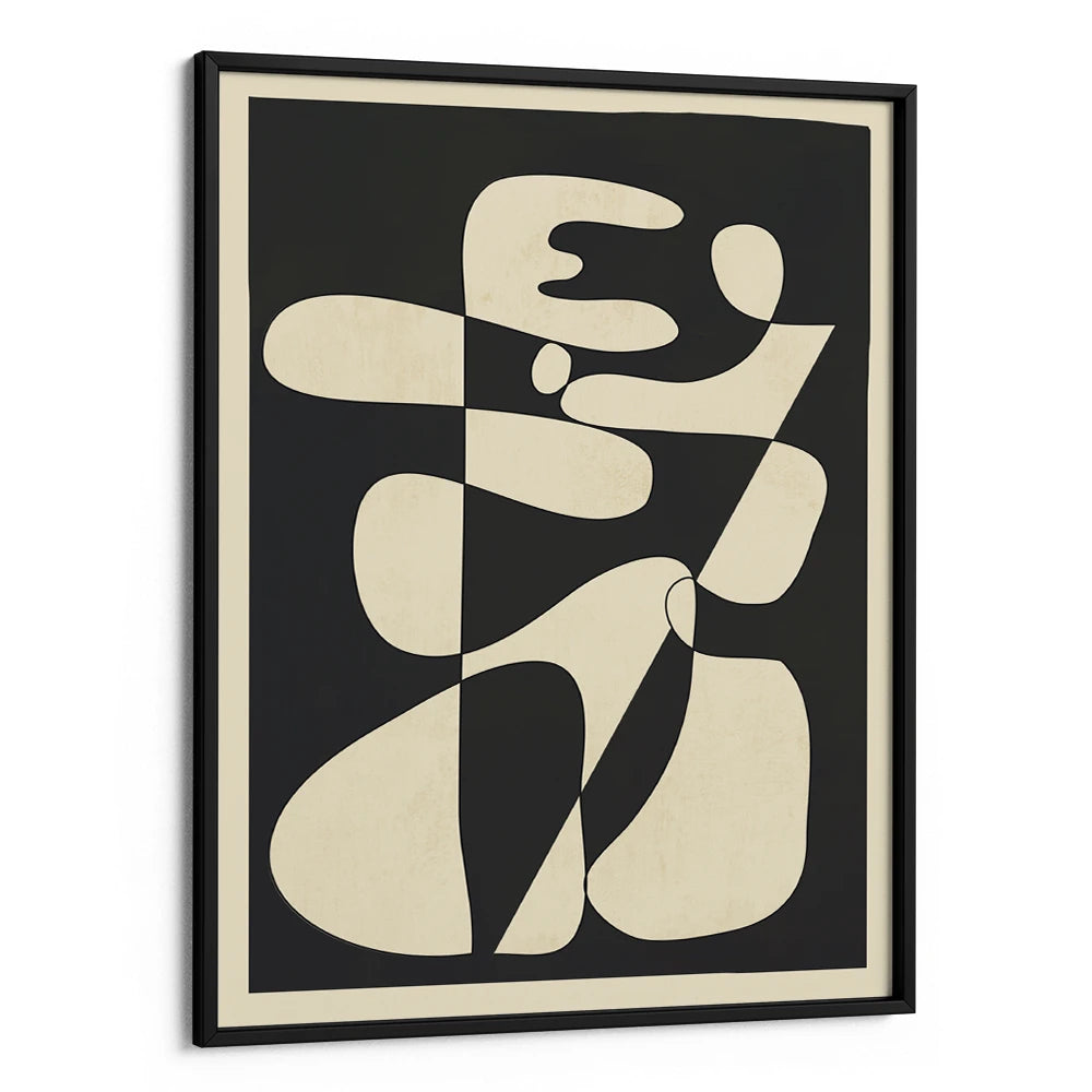Interlocking Organic Forms Abstract Wall Art Poster - XS / Matte Paper / Rolled Art - Nook At You