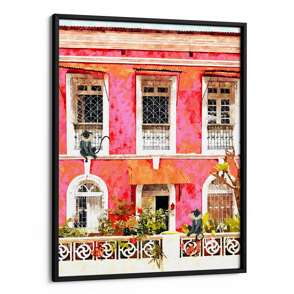 Monkey Business Canvas Painting - XS / Matte Paper / Rolled Art - Nook At You