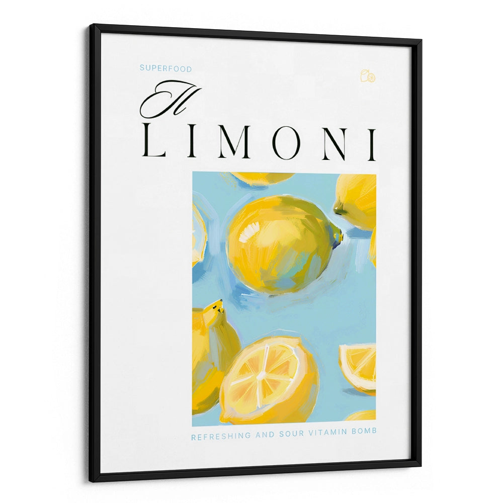 The Vibrant Lemons Wall Art Print - XS / Matte Paper / Rolled Art - Nook At You