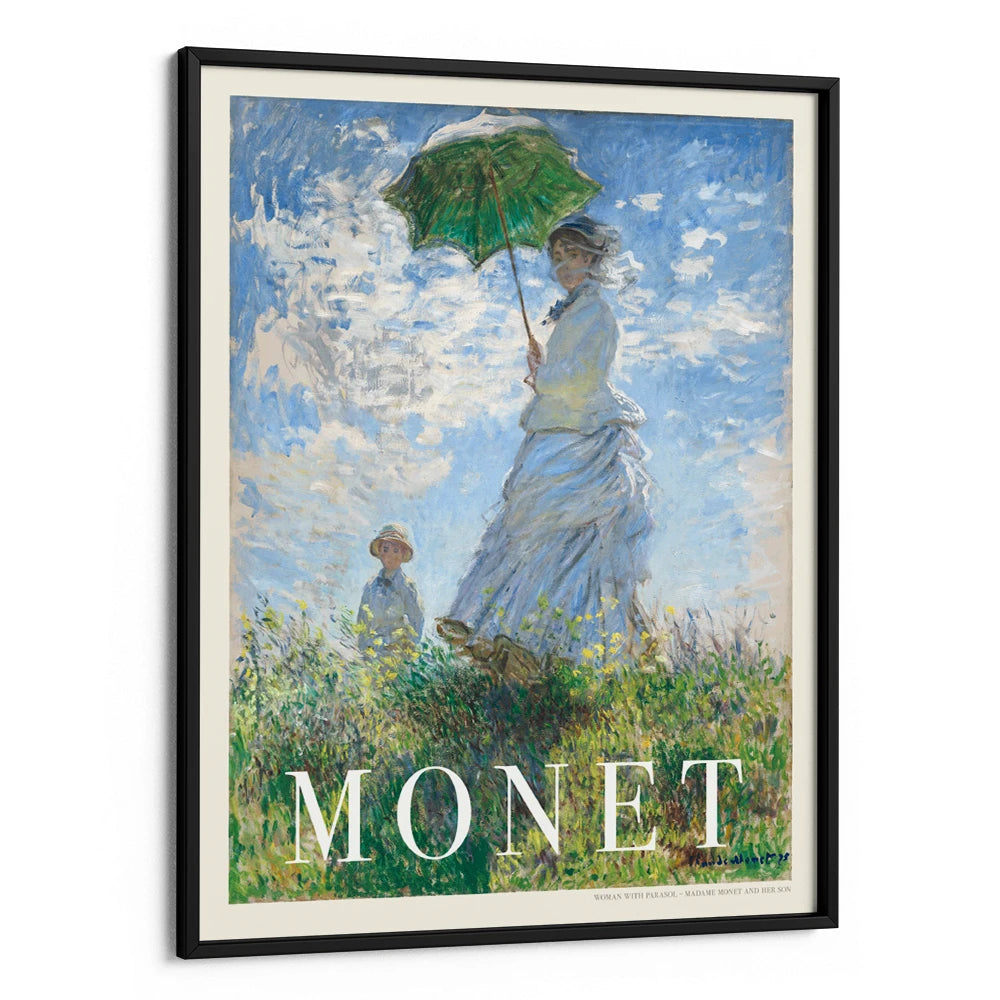Claude Monet - Woman With Parasol II Exhibition Poster - XS / Matte Paper / Rolled Art - Nook At You