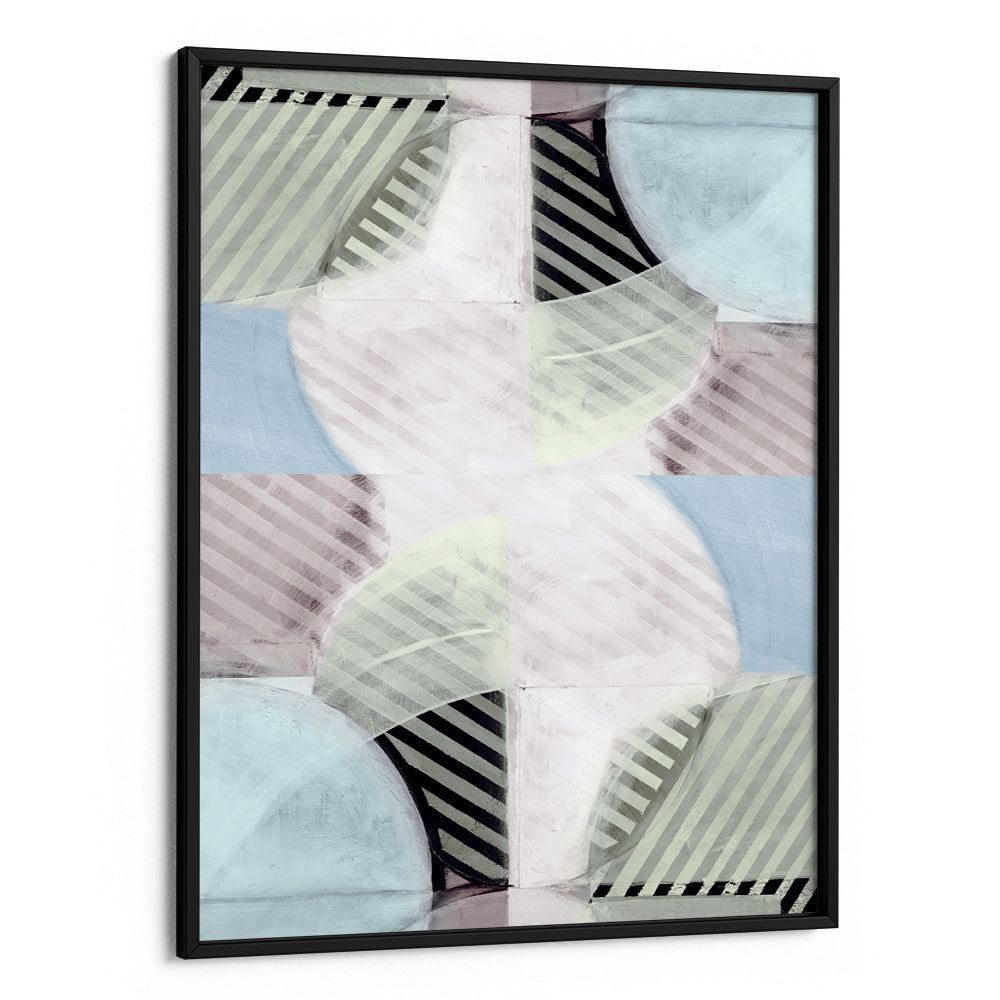 Abstract Misty Stripes 1 Wall Art Poster - XS / Matte Paper / Rolled Art - Nook At You
