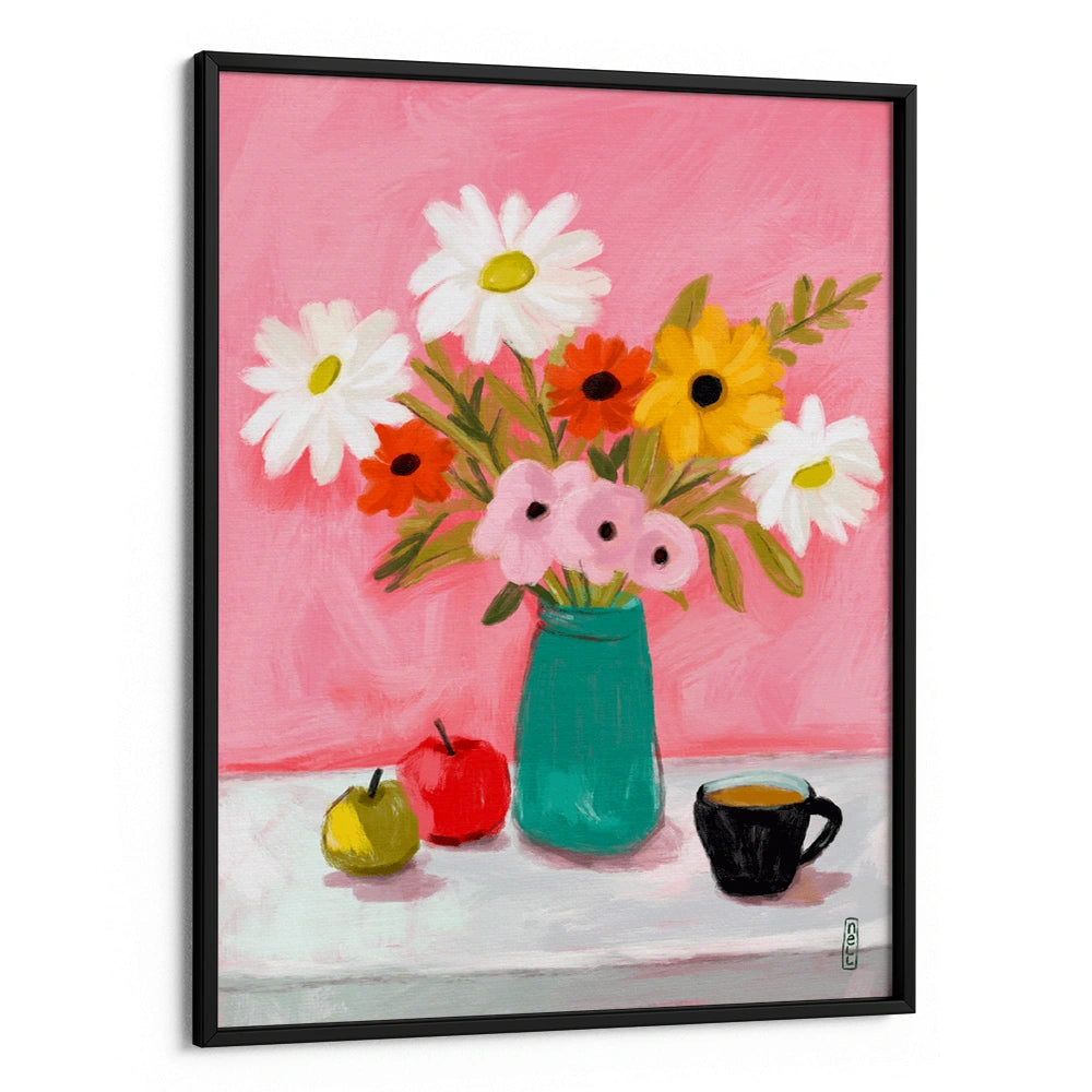 Cheerful Floral Still Life Botanical Wall Art Print - XS / Matte Paper / Rolled Art - Nook At You