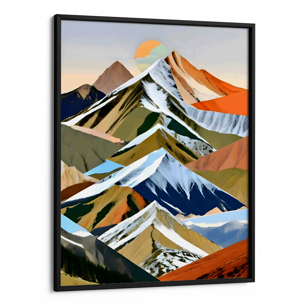 The Great Mountain Ranges Landscape Canvas Prints - XS / Matte Paper / Rolled Art - Nook At You
