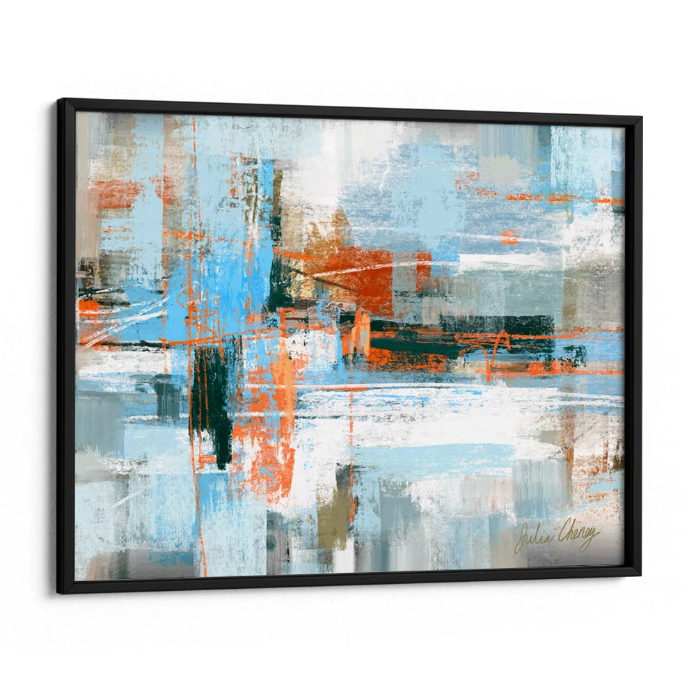 Fragments of Summer Vibrant Abstract Wall Art - XS / Matte Paper / Rolled Art - Nook At You