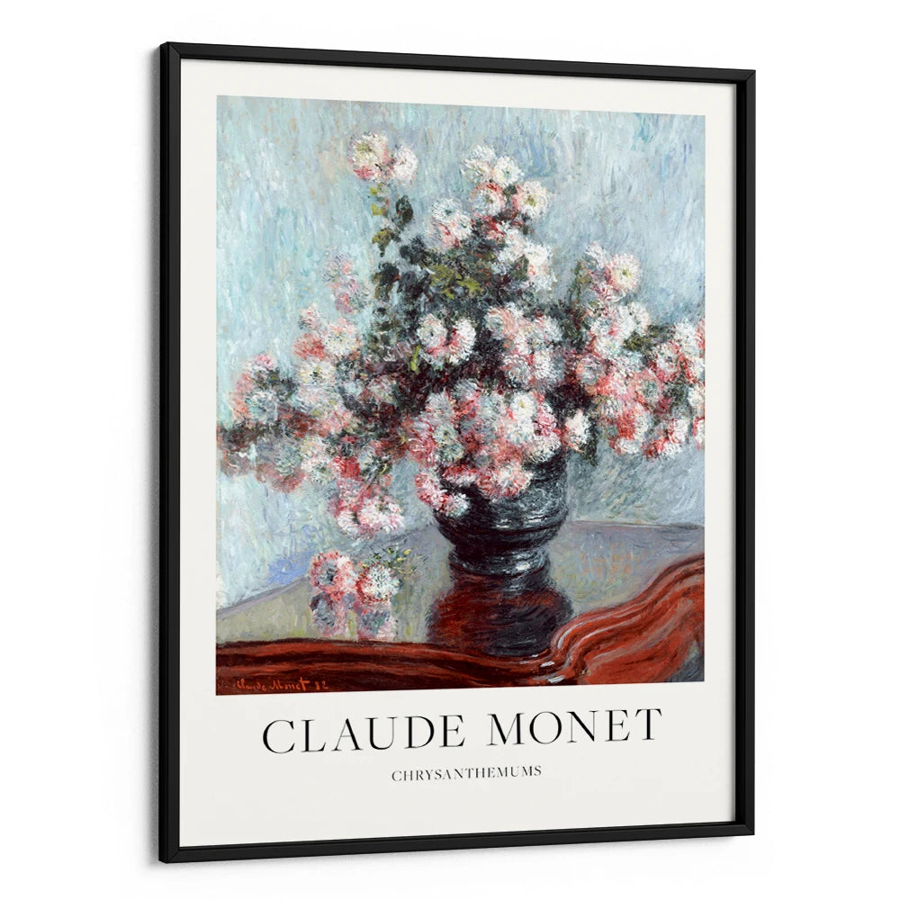 Claude Monet - Chrysanthemums Living Room Exhibition Wall Art - XS / Matte Paper / Rolled Art - Nook At You