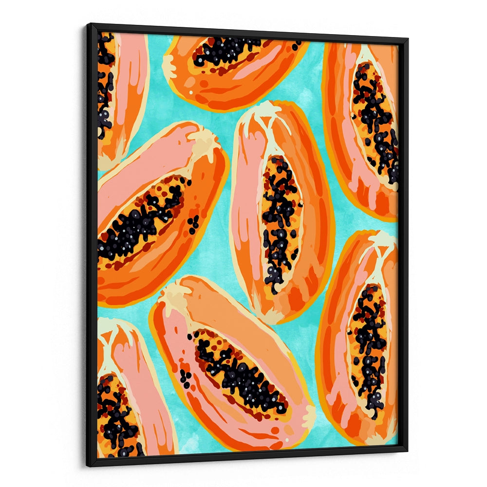 Big Papaya Canvas Prints - XS / Matte Paper / Rolled Art - Nook At You