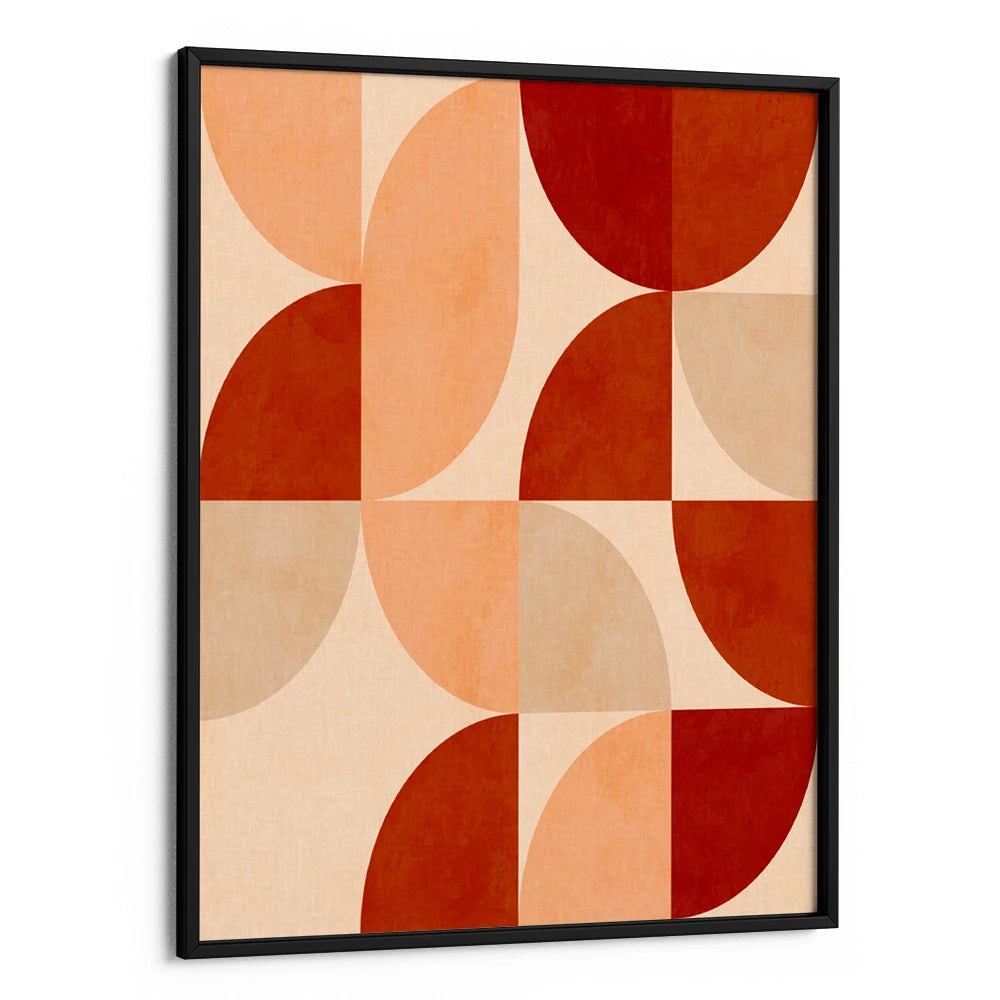 Autumn Mid Century Earthy Geometric Wall Art - XS / Matte Paper / Rolled Art - Nook At You