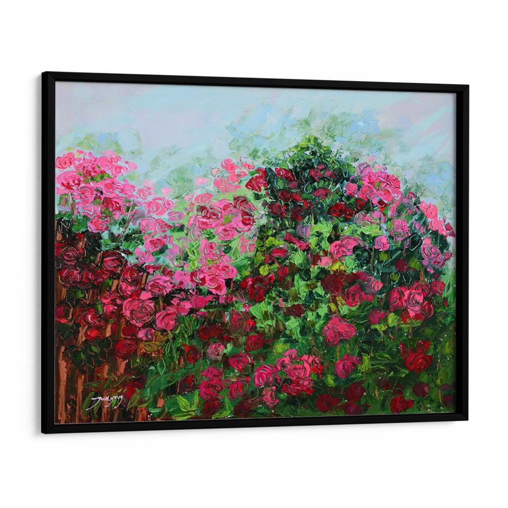 Vibrant Rose Garden Botanical Wall Art Poster - XS / Matte Paper / Rolled Art - Nook At You