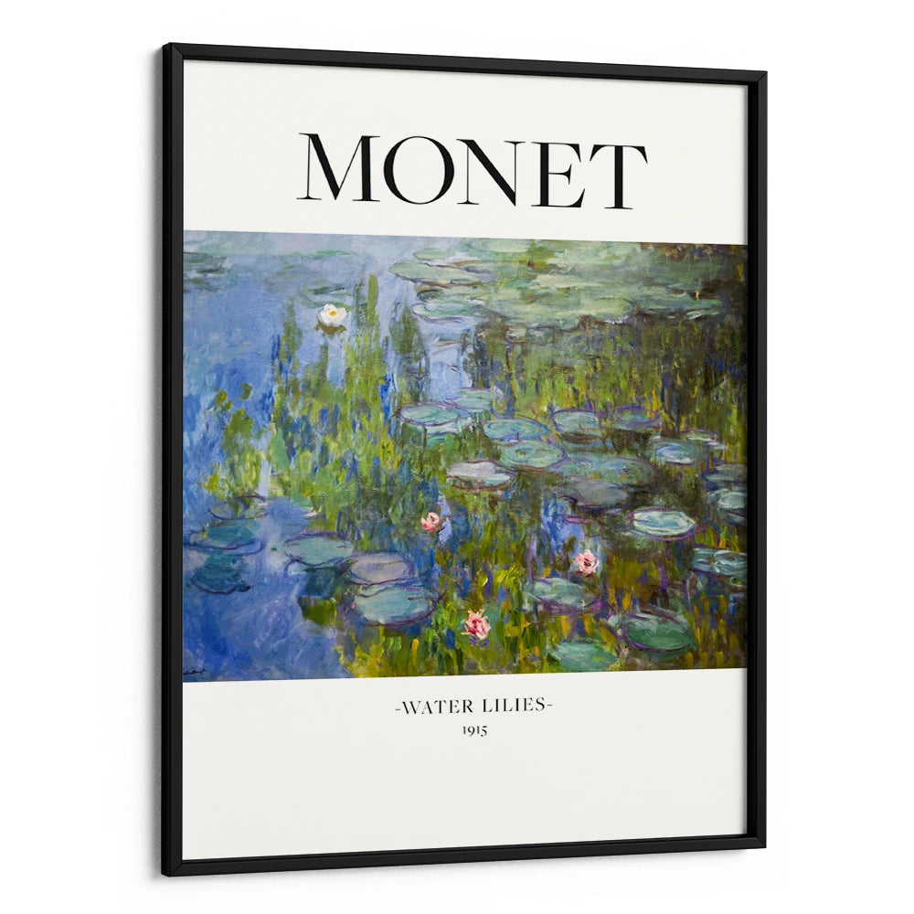 Claude Monet - Water Lilies 1915 Exhibition Poster for Living Room - XS / Matte Paper / Rolled Art - Nook At You