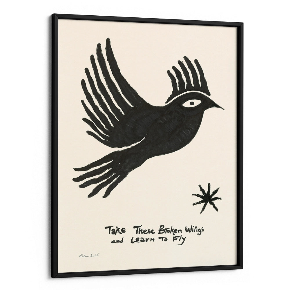 Fly Away Quotes Wall Art - XS / Matte Paper / Rolled Art - Nook At You