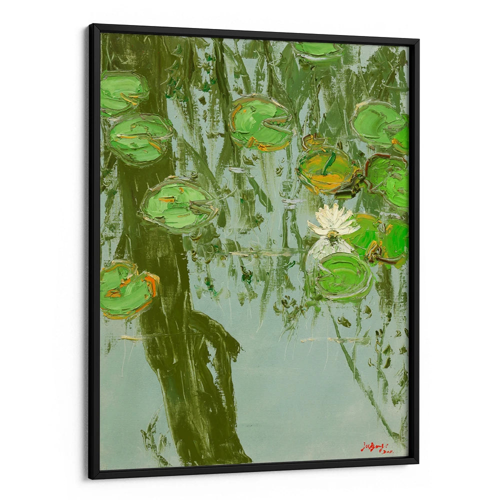 Serene Water Lilies Botanical Wall Art Print - XS / Matte Paper / Rolled Art - Nook At You